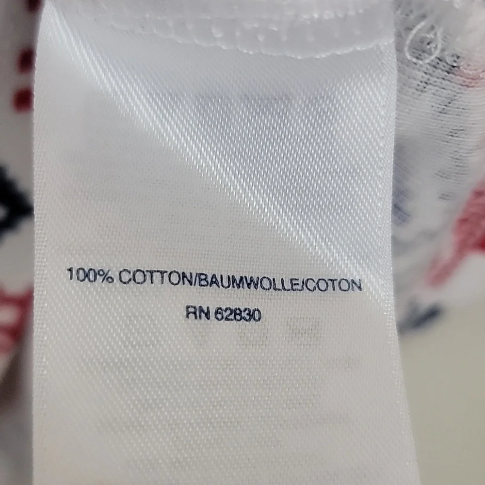 Land's End Cotton Christmas Pajama Top (Top only) Christmas 16